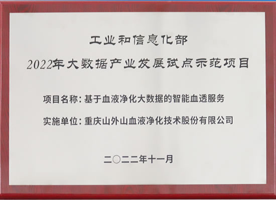 行業(yè)唯一！山外山公司入選“2022年大數(shù)據(jù)產(chǎn)業(yè)發(fā)展試點(diǎn)示范項(xiàng)目”